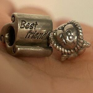 Bundle of 2 Pandora Sterling 925 Bracelet Charms